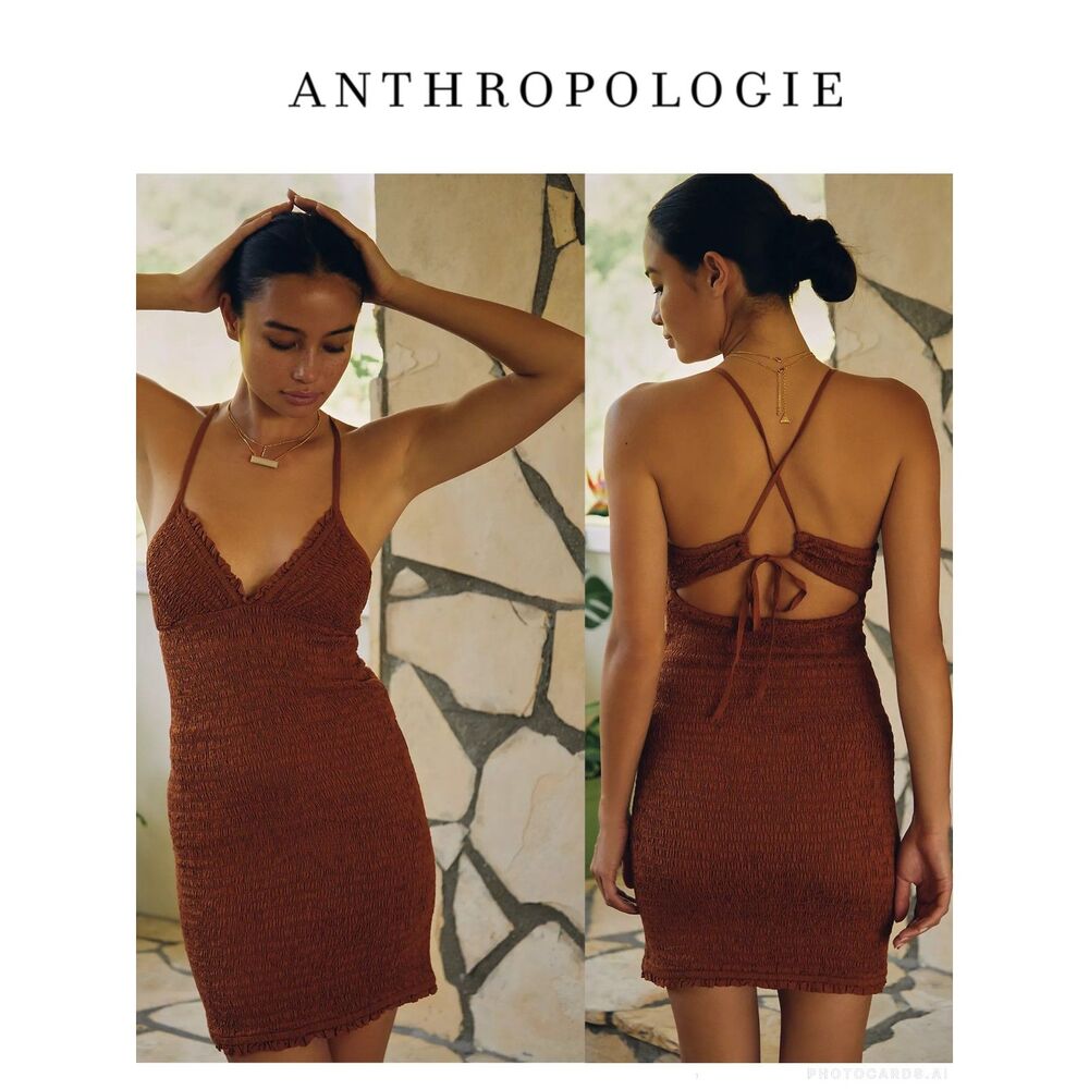 NWT Anthropologie The Ellen Mini Dress Size XS